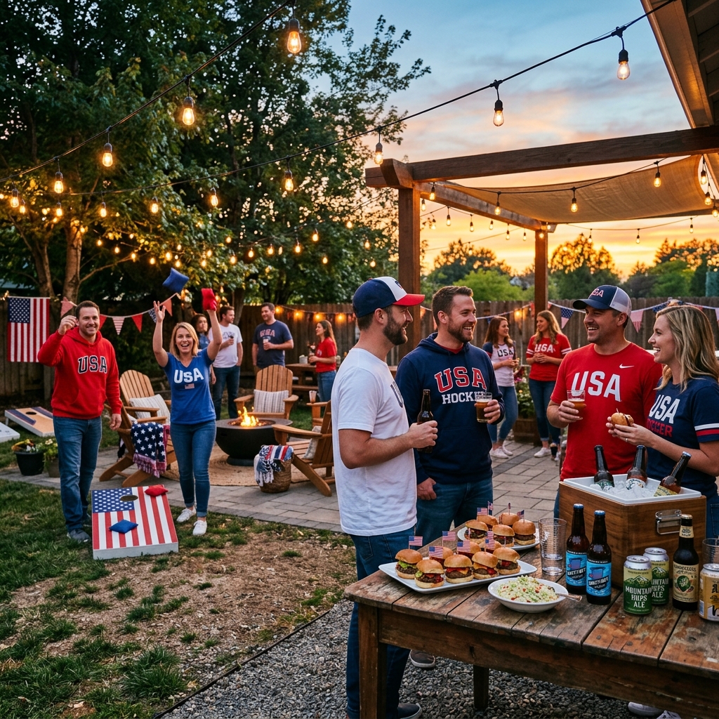Team USA House Tailgate and Lounge Vibe